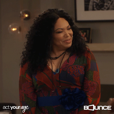Happy Tisha Campbell GIF by Bounce