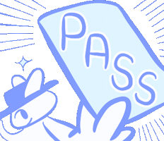 Rabbit Work Life Sticker