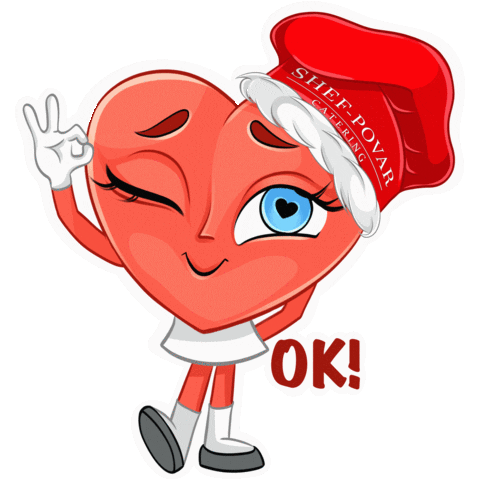 Heart Catering Sticker by shefpovar