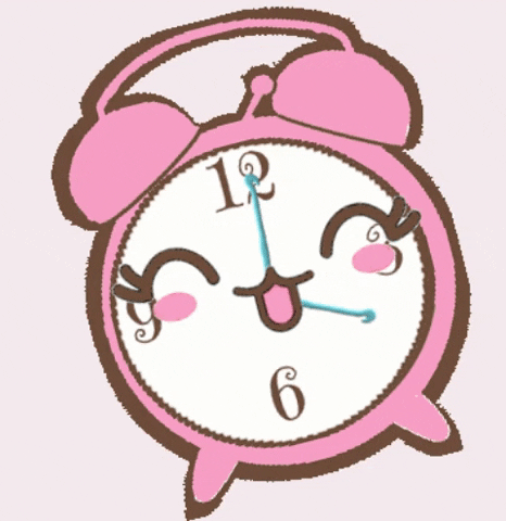Alarm Clock GIF by Giulia Pinky Time