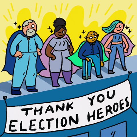 Election Day Volunteer GIF by INTO ACTION