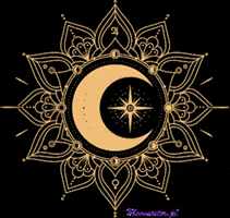 Moonsister stars moon astrology mandala GIF