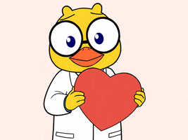 Heart Love GIF by Dr Hen Says