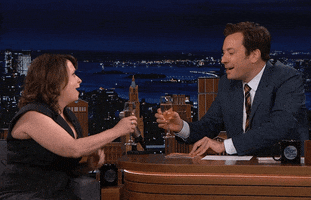 Cheers GIF by The Tonight Show Starring Jimmy Fallon