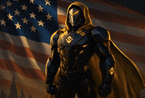 American Flag Salute GIF by CaptainBNB