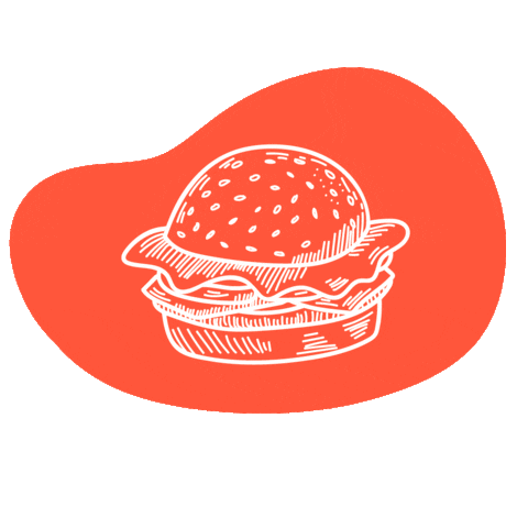 Burger Sticker