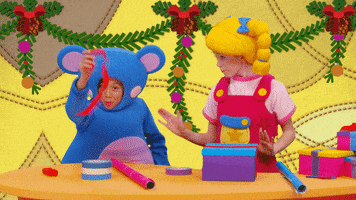 Christmas Help GIF by Mother Goose Club