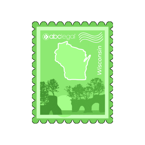 Wisconsin Sticker by ABCLegal