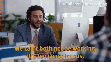 Not Working Work From Home GIF by Children Ruin Everything