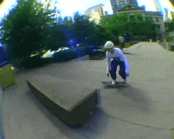 panoramaskateboards trippy vhs skateboarding vancouver GIF