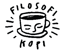 Filosofi Kopi Sticker