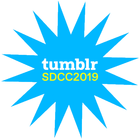 Tumblr At Sdcc Sticker by Tumblr