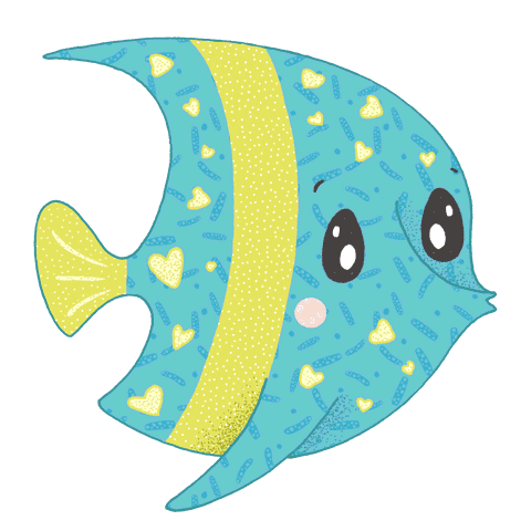 Fish Sticker by djurkids