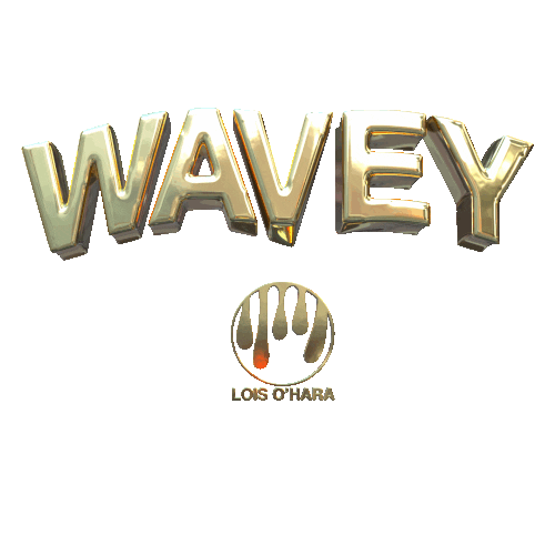 Artist Wave Sticker by Lois O'Hara