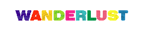 wander lust Sticker