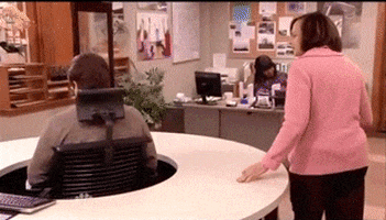 Parks And Rec Spinning GIF