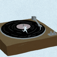 Record Player Running GIF by elif demir