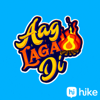 On Fire Burn GIF by Hike Sticker Chat