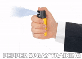 Pepper Spray Training GIF