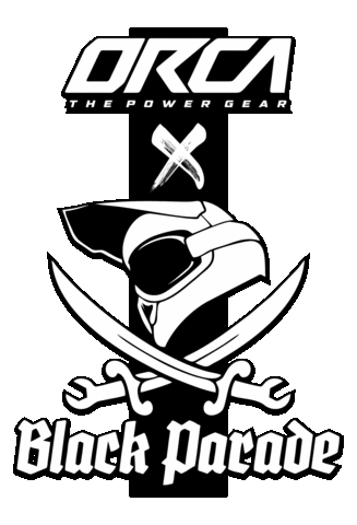 Black Parade Adventure Sticker by ORCA RACING