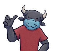 Toro Thumbs Up Sticker by Tarrant County College