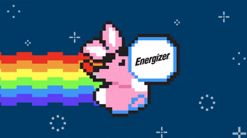 Keep Going 8-Bit GIF by Energizer Bunny