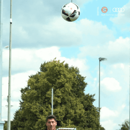 Robert Lewandowski Ball GIF by FC Bayern Munich