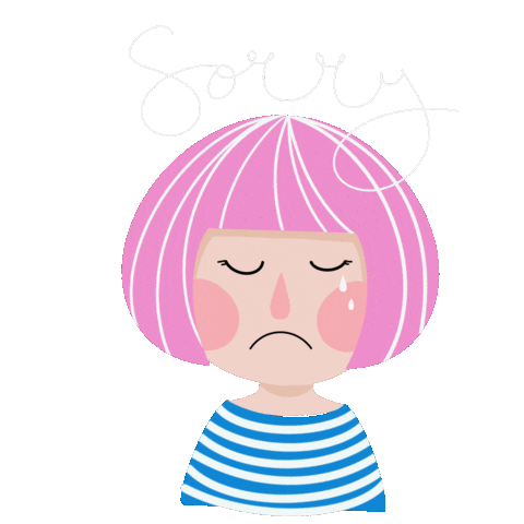 Sad Cry Sticker