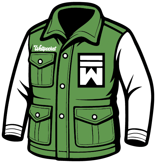 Tennis Jacket Sticker by Weltpocket