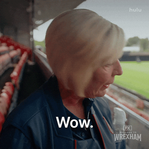 Fx Networks Wow GIF by Welcome to Wrexham