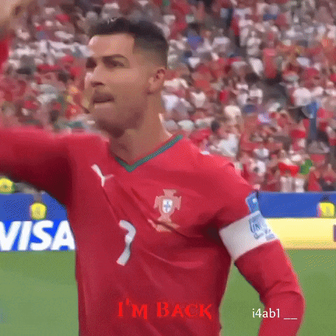 Im Back Cristiano Ronaldo GIF