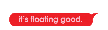 Floating Feeling Good Sticker by floatlab