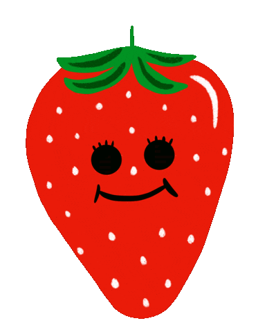 Happy Strawberry - Sticker