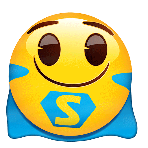 Happy Super Hero GIF by emoji® - The Iconic Brand