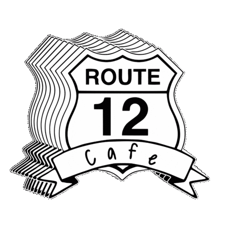 R12C Sticker by Route 12 Cafe