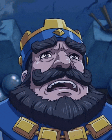 Looking Up Clash Royale GIF