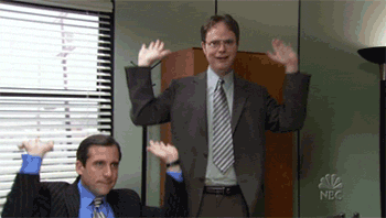 Giphy - Happy The Office GIF