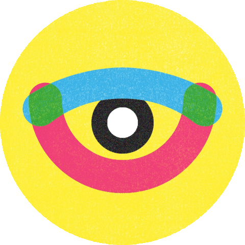 Eye Watching Sticker by emilykayeillustration