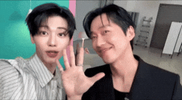 Waving Namgoong Min GIF