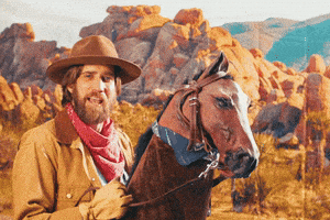 Happy New Year Cowboy GIF