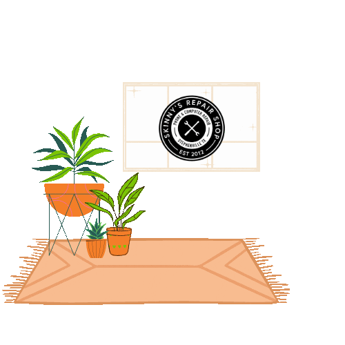 Skinny's Repair Shop Sticker