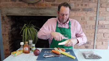 Roast Dinner Cooking GIF by Jimmy the Mower