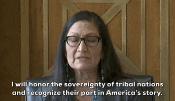 Indigenous People Confirmation Hearing GIF by GIPHY News