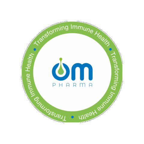 OM Pharma Sticker