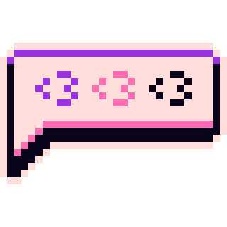 Pink Hearts Sticker