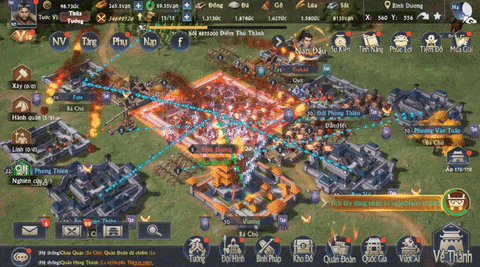 Thể loại SLG nhưng game Tam Quốc này đang 