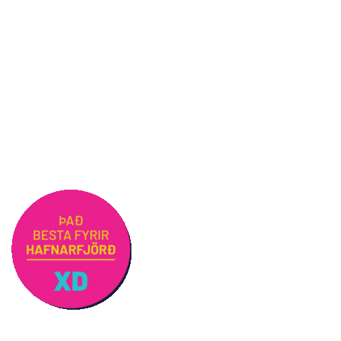 Sjálfstæðisflokkurinn í Hafnarfirði Sticker