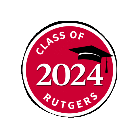 Class Of 2024 Rutgerspride Sticker by Rutgers University