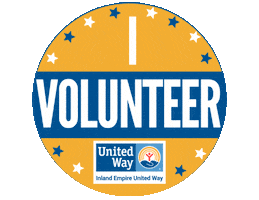 Volunteer Sticker by ieUnitedWay