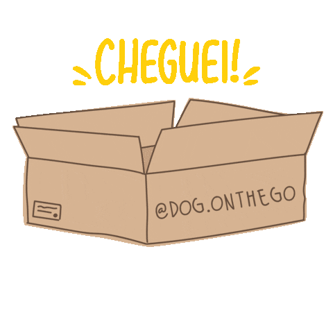 Sticker by dog on the go